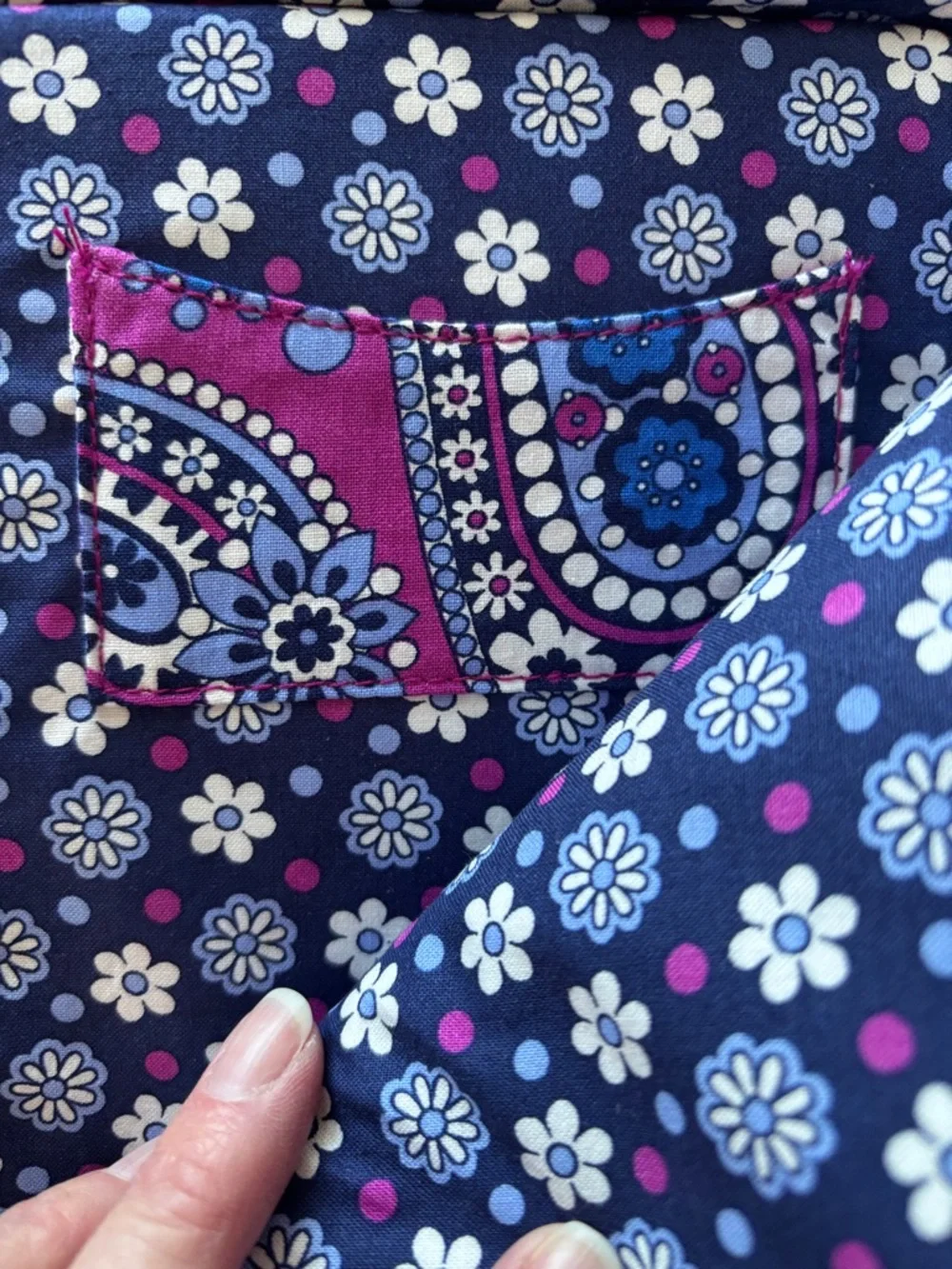 Vera Bradley Quilted Paisley Tech Sleeve